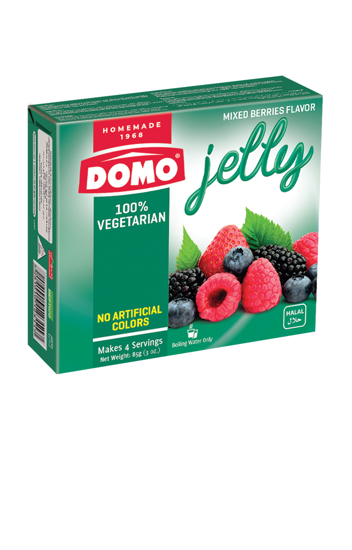 Domo Jelly Vegetarian "Mixed Berries" 85G