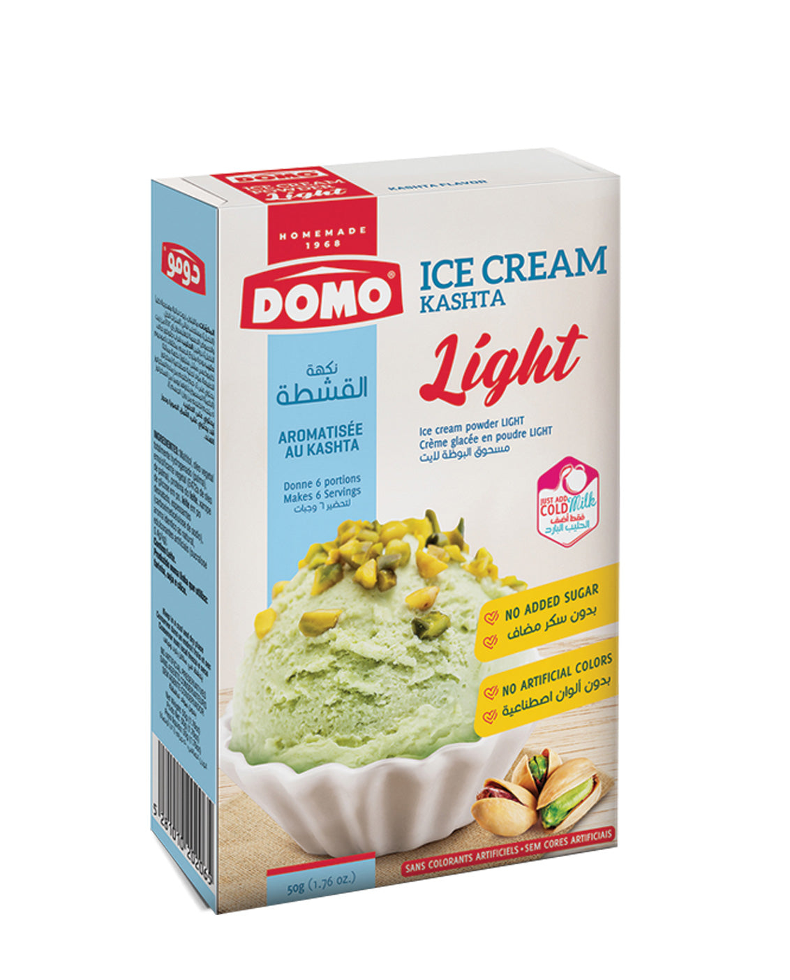 Domo Ice Cream Powder Light Kashta 50G