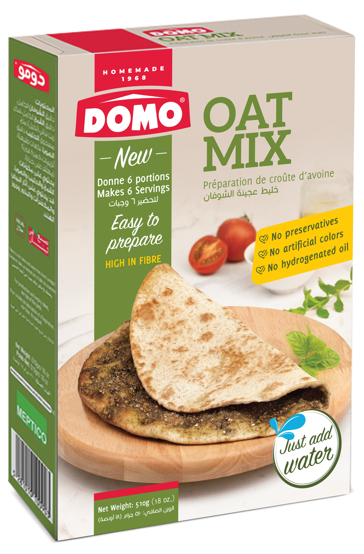 Domo Oat Mix 510G