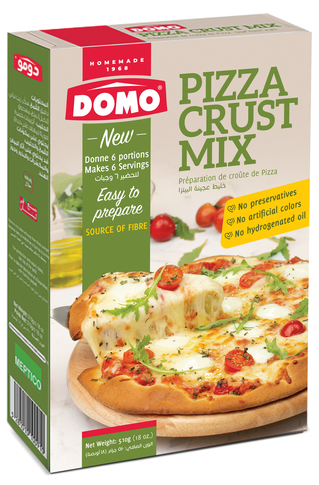 Domo Pizza Crust Mix 510G