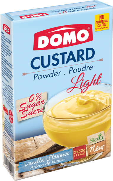 Domo Custard Powder Light "Vanilla" 100G
