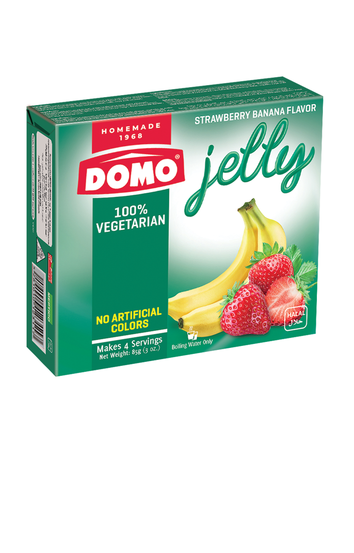 Domo Jelly Veg "Straw/Ban" 85G